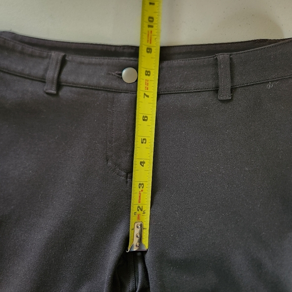 Eileen Fisher Black Equestrian Riding Pants Ankle Zipper Skinny Minimalist small - Picture 9 of 13